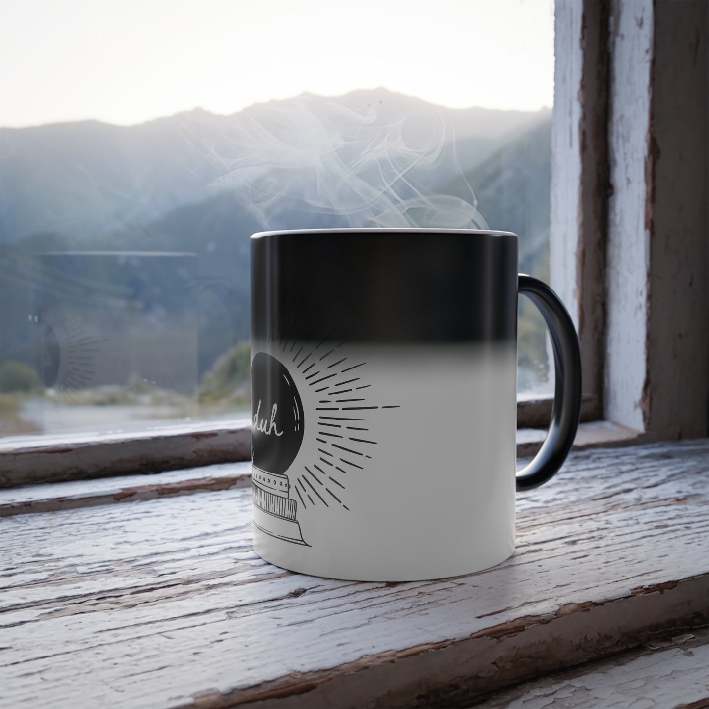 "Duh" Color Morphing Mug
