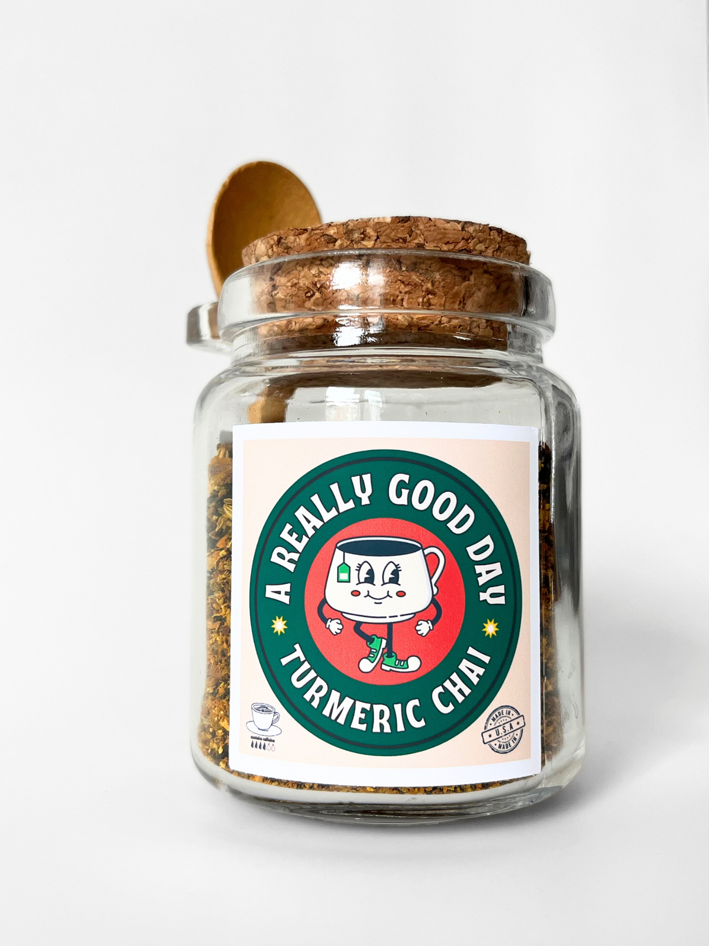 A Really Good Day - Turmeric Chai Tea Jar (40+ servings)