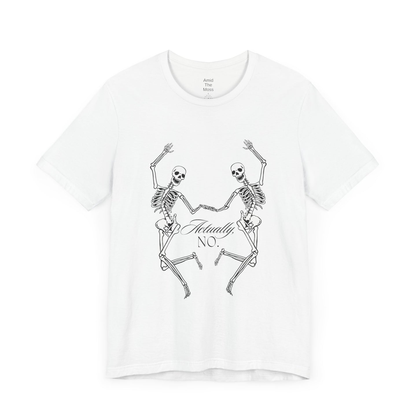 "Actually, No." Unisex Jersey Tee