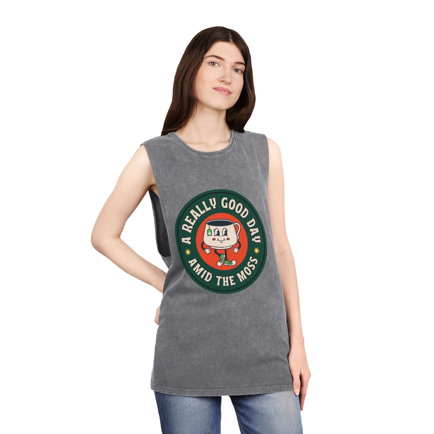 A Really Good Day Unisex Stonewash Tank Top