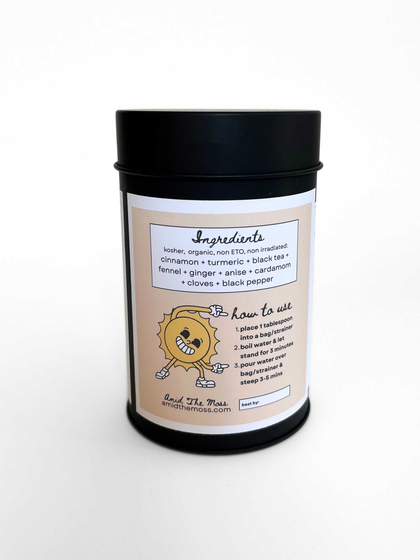 A Really Good Day - Turmeric Chai Tea Tin (25+ servings)