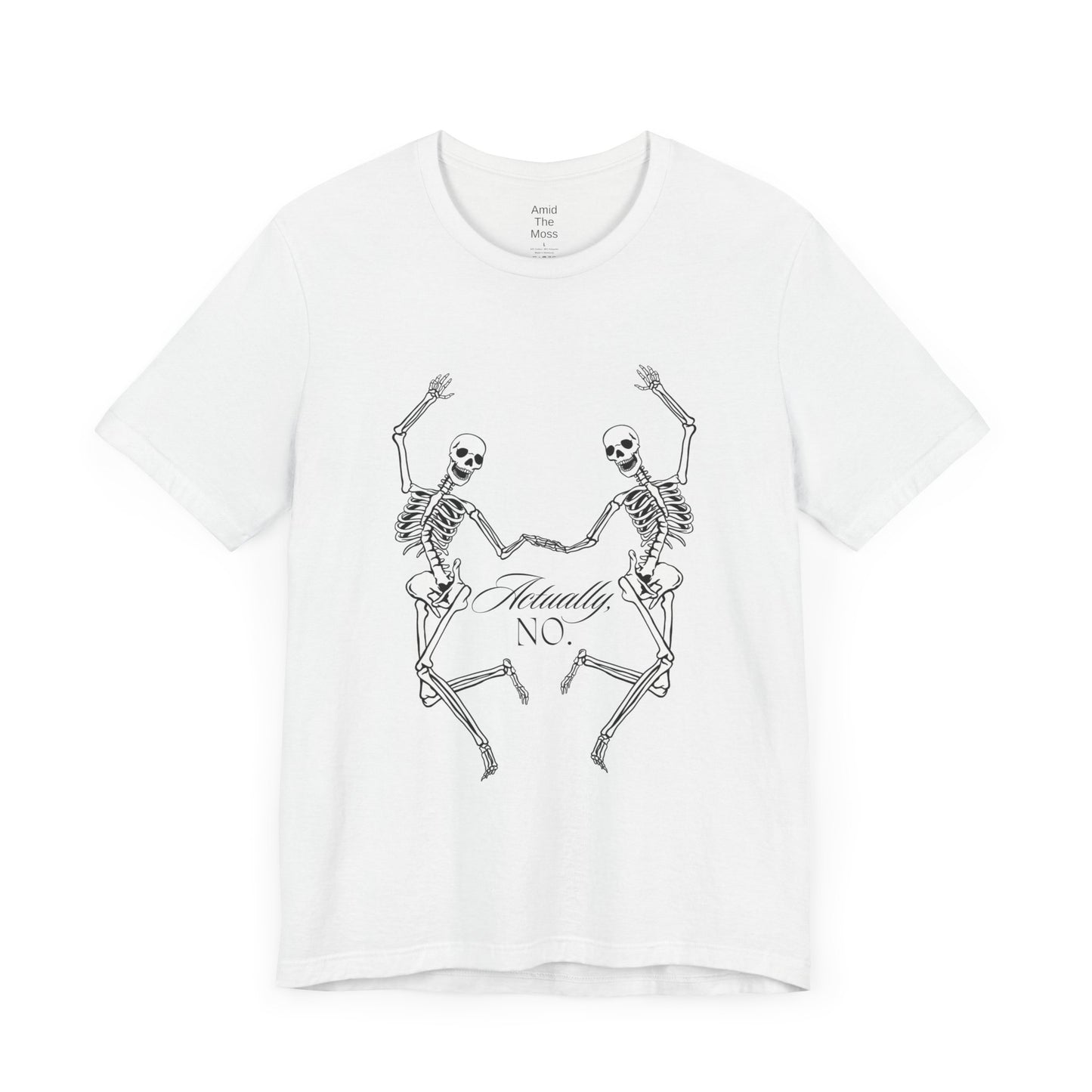 "Actually, No." Unisex Jersey Tee