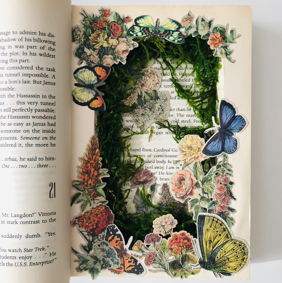"amid the moss" book box