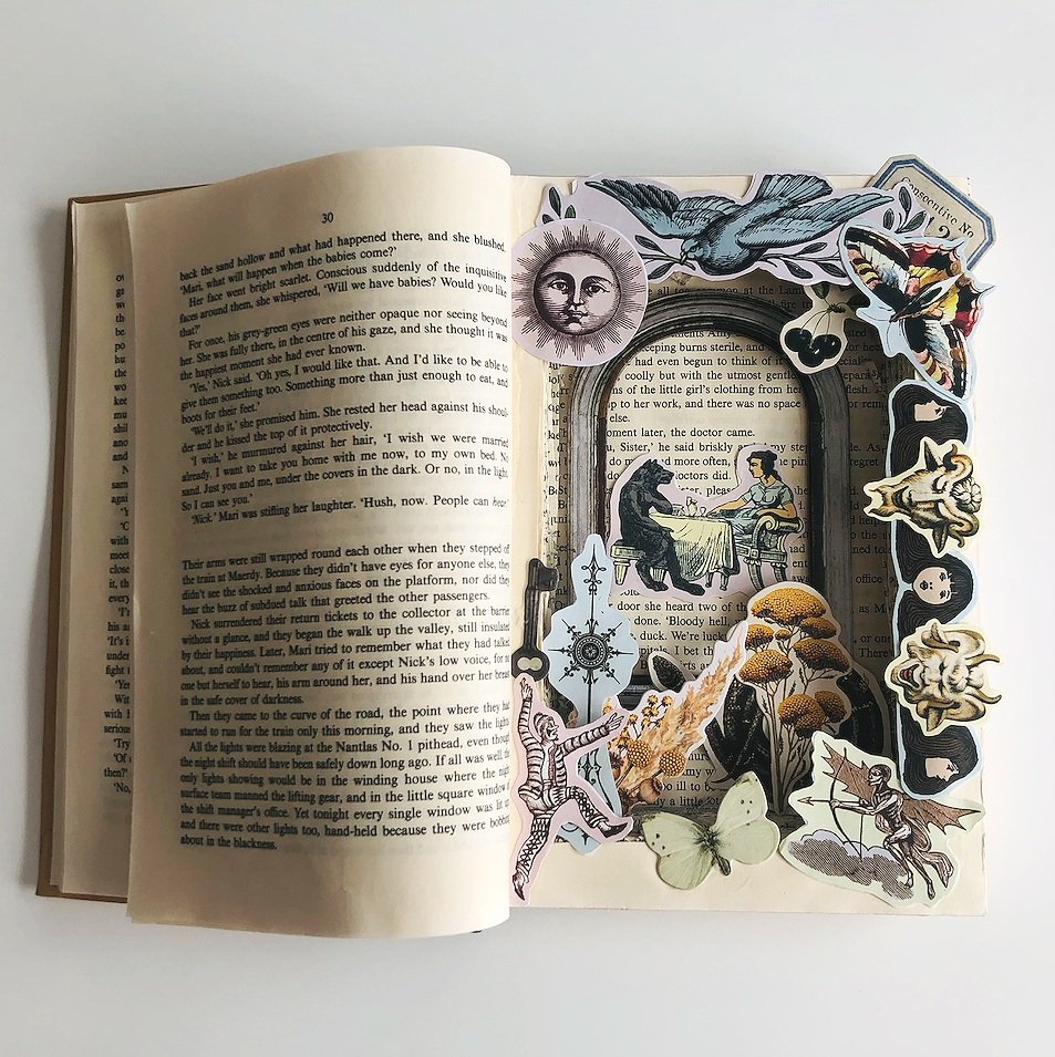 "out of the blue" book box