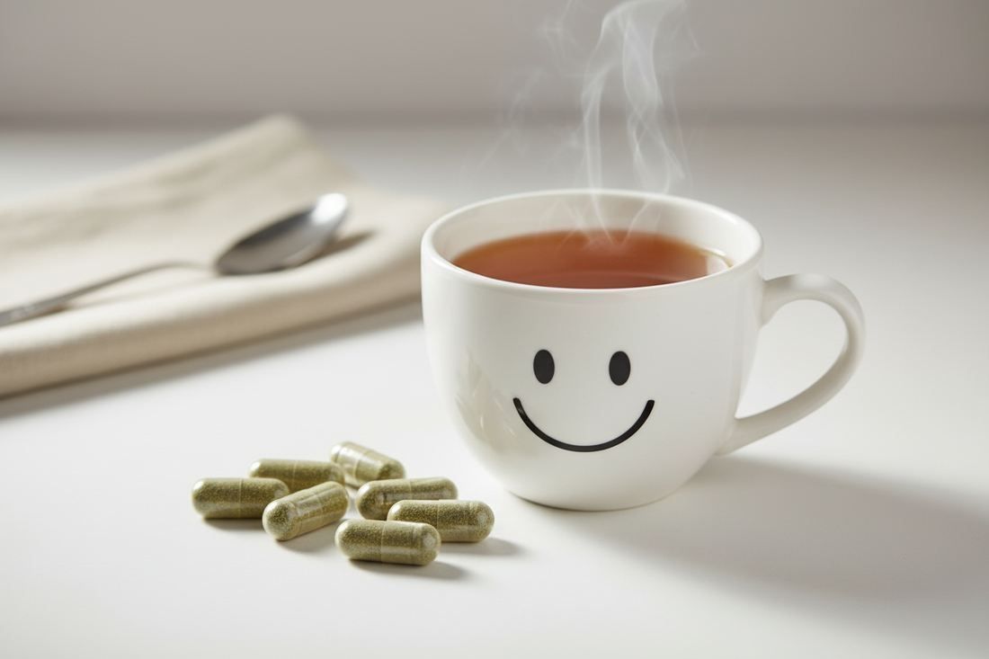 Comparison of herbal tea and botanical capsules for natural wellness