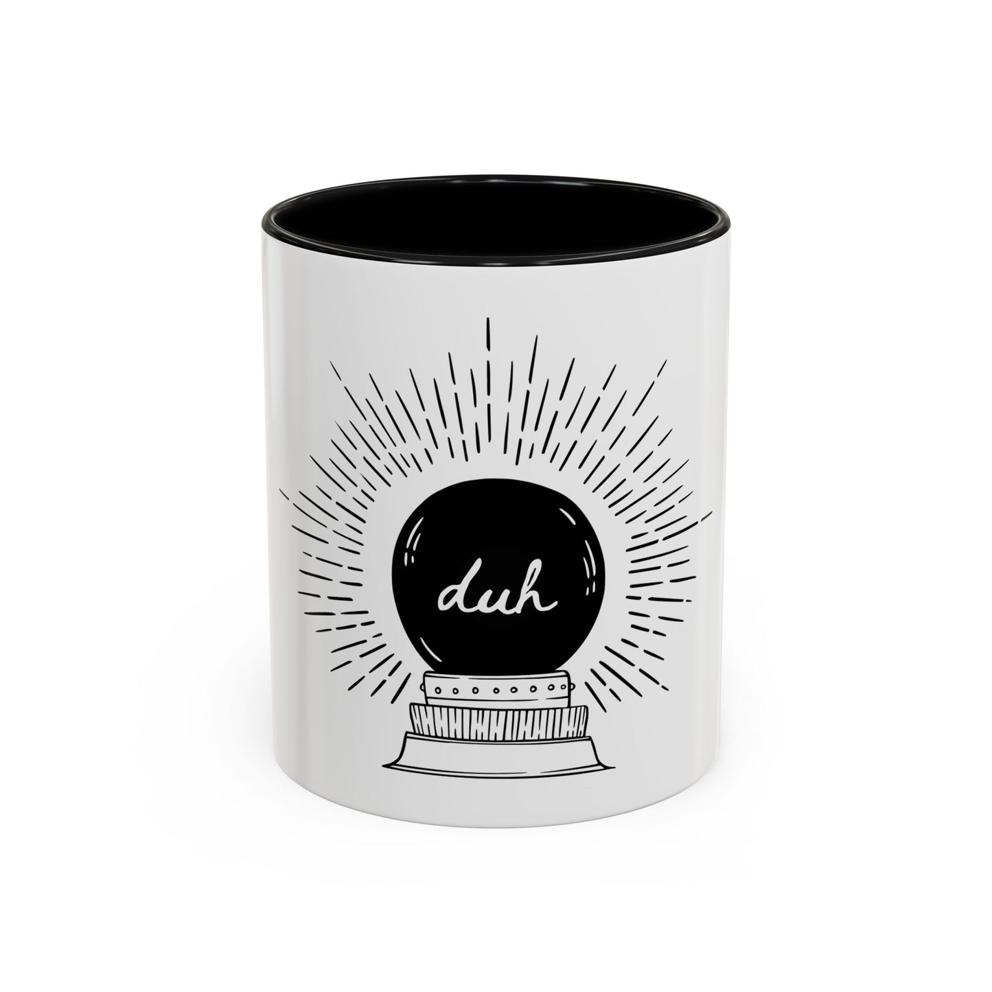 "duh" Accent Coffee Mug  11oz