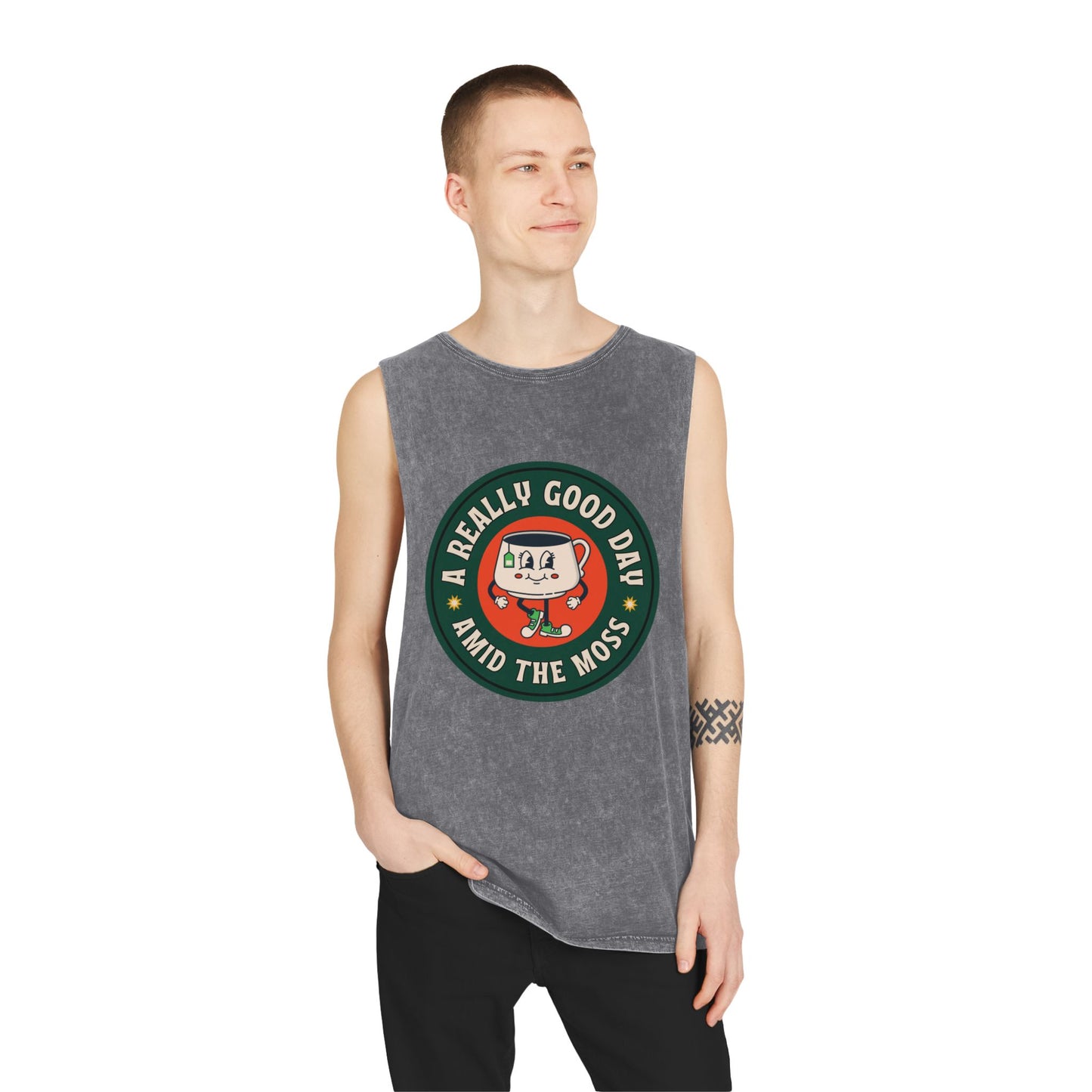 A Really Good Day Unisex Stonewash Tank Top