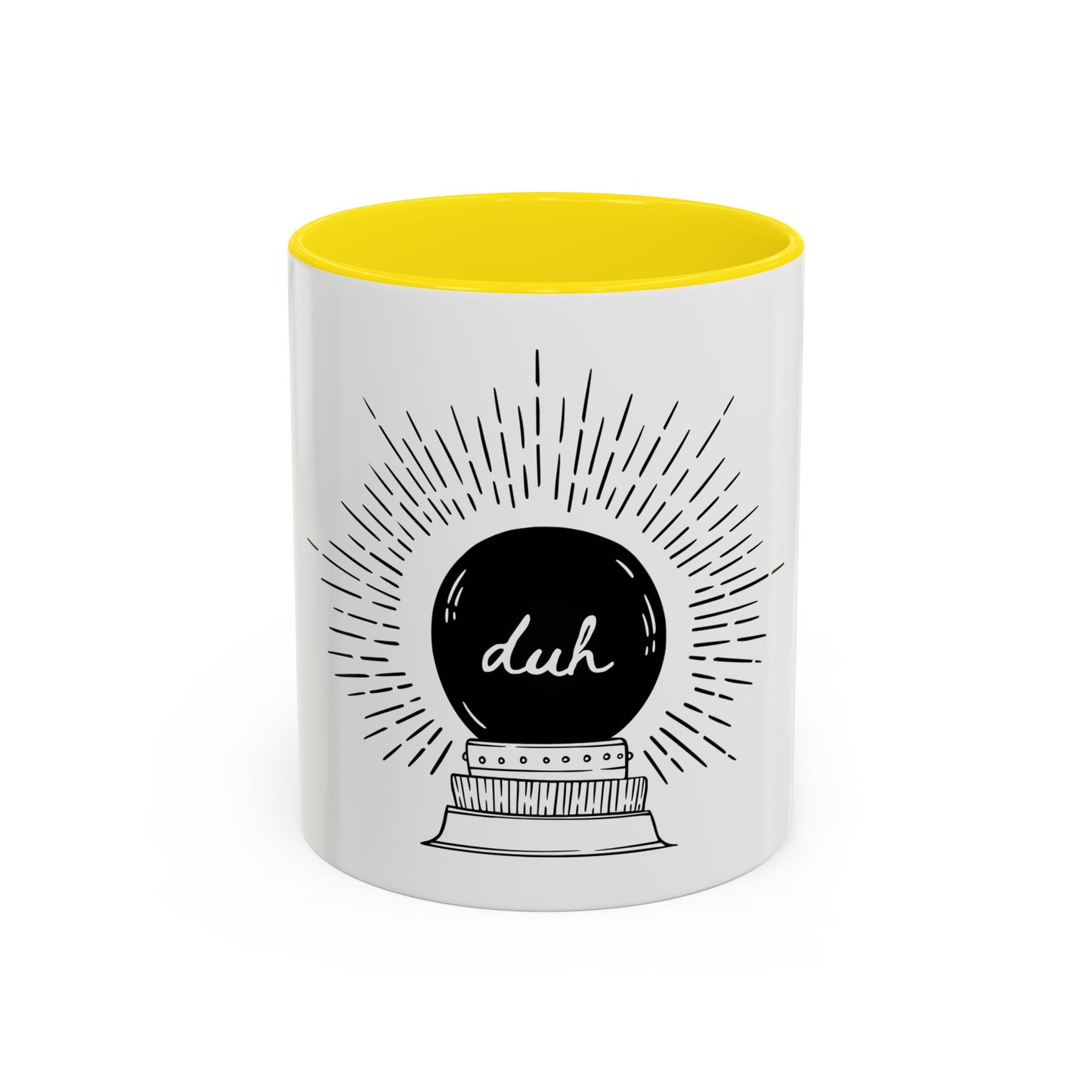 "duh" Accent Coffee Mug  11oz