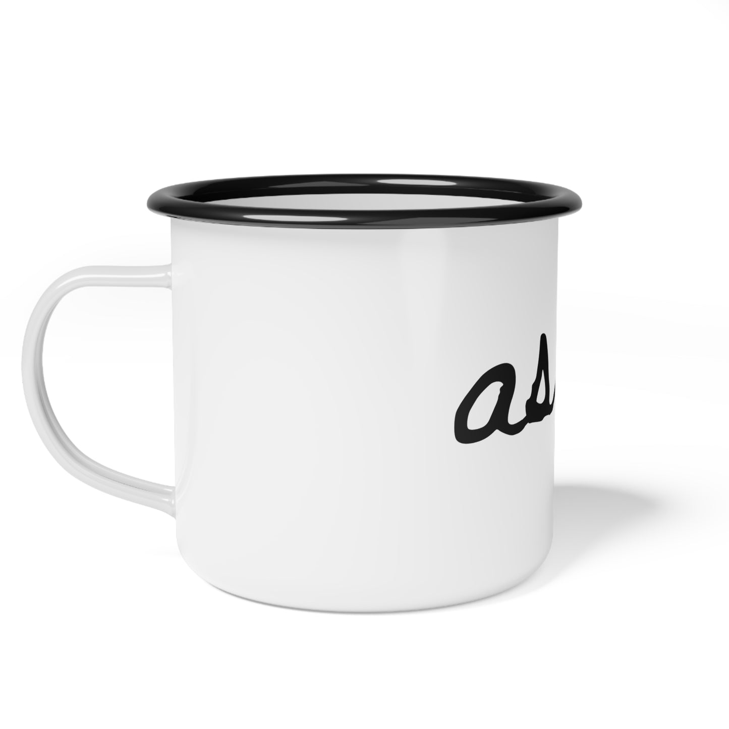 "as if" Enamel Camp Cup