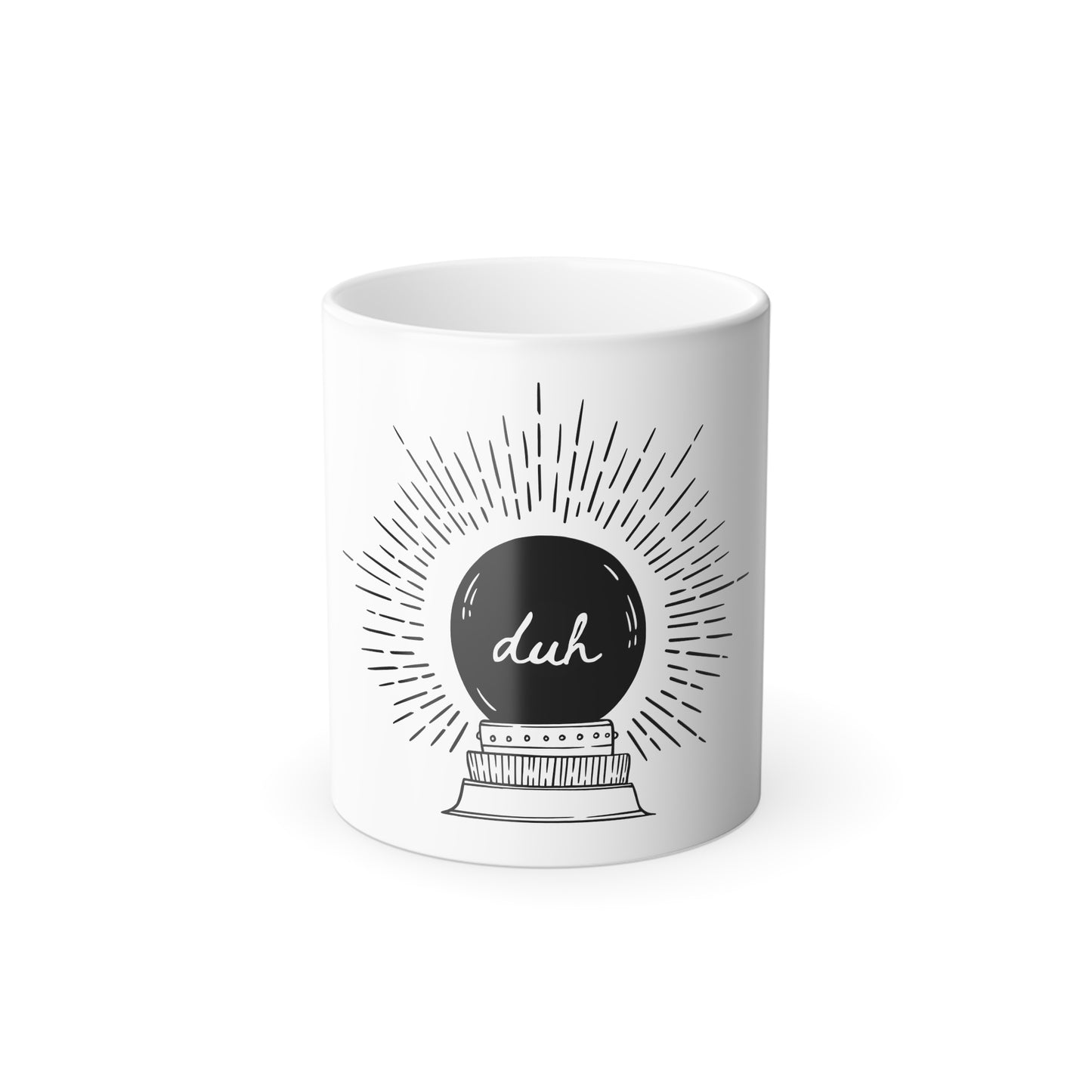 "duh" Color Morphing Mug, 11oz