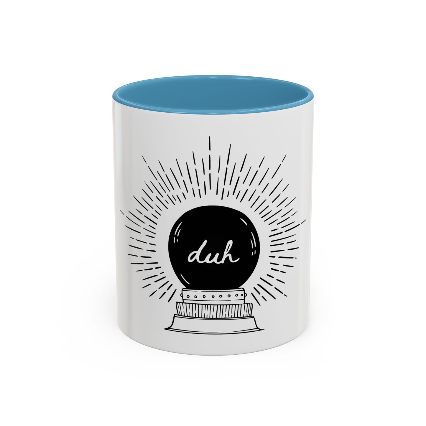 "duh" Accent Coffee Mug  11oz