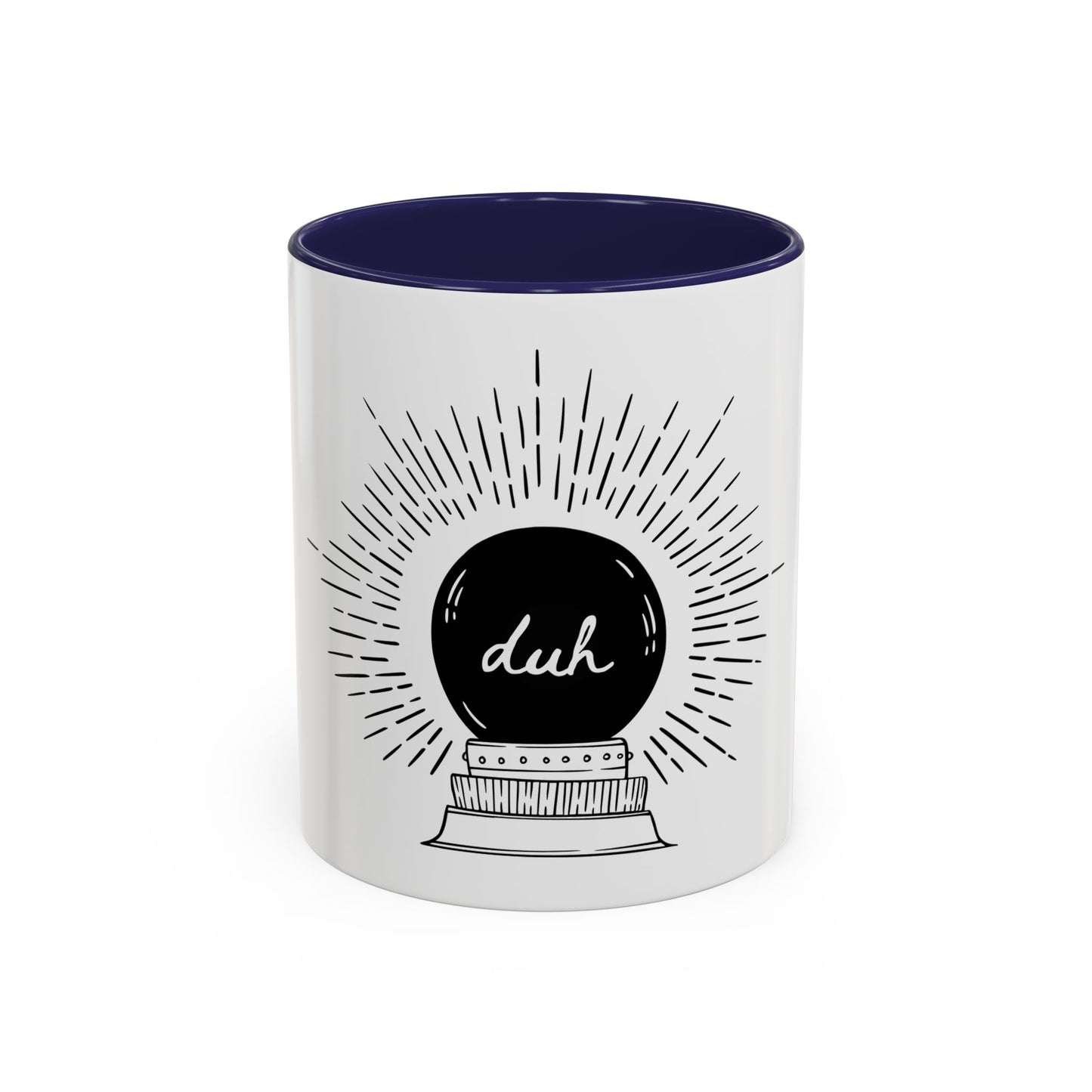 "duh" Accent Coffee Mug  11oz