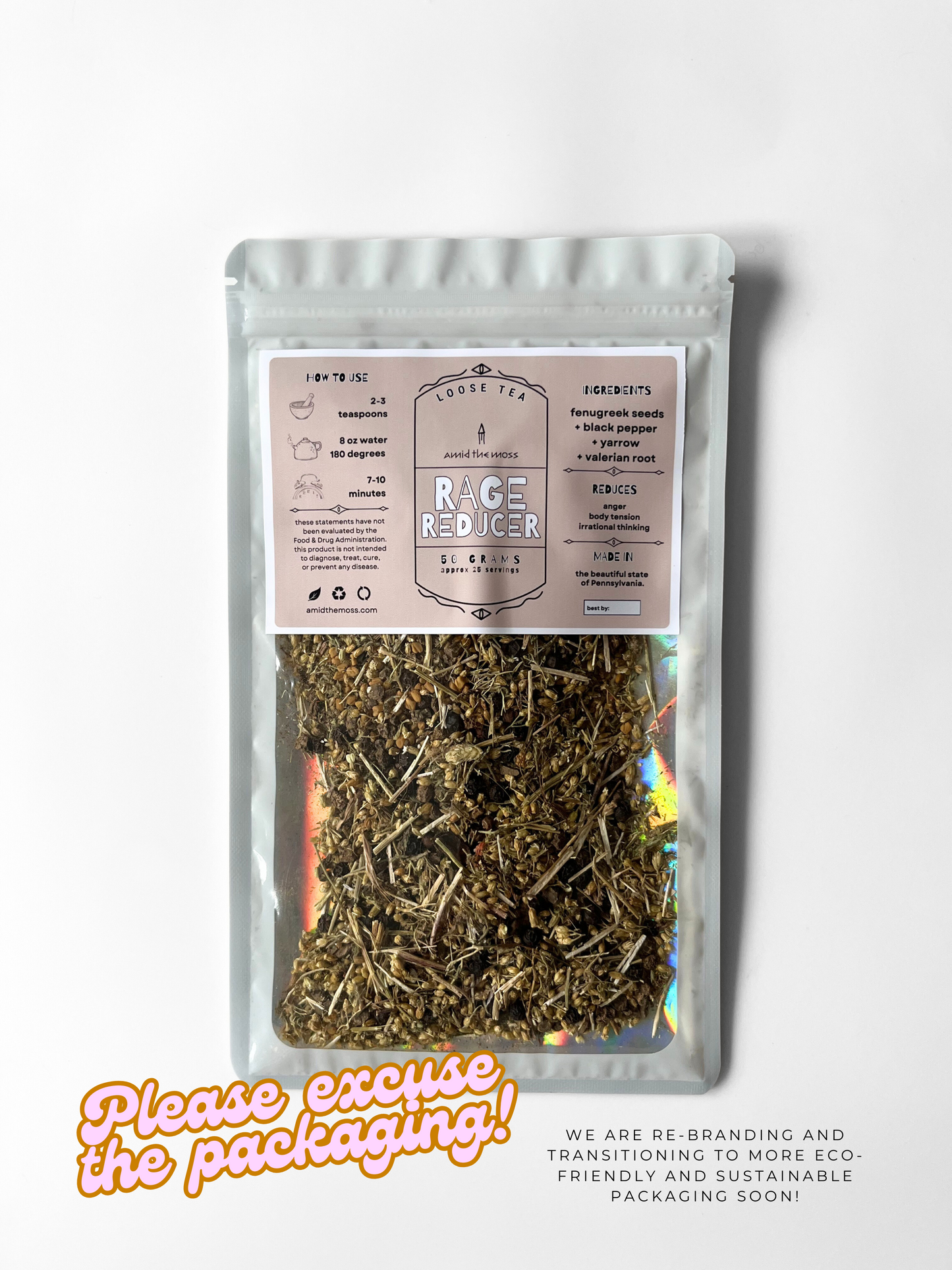 Rage Reducer Loose Tea Pouch